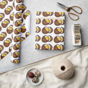 Chocolade Cream Paasmandje Snoep Eiwitjes Cadeaupapier