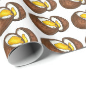Chocolade Cream Paasmandje Snoep Eiwitjes Cadeaupapier (Rol Hoek)