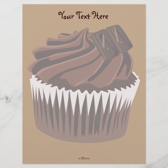 Chocolade Cupcake (Voorkant)