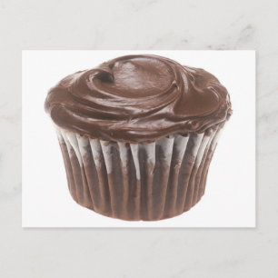 Chocolade Cupcake Briefkaart