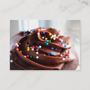 Chocolade Cupcake Fotograaf Visitekaartjes