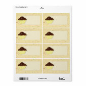 Chocolade Cupcake Label (Full Sheet)