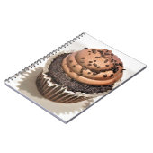 Chocolade Cupcake Notitieboek (Linkerzijde)