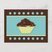 Chocolade Cupcake Recipe Kaart (Voorkant)
