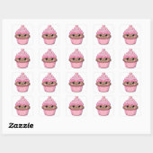 Chocolade Cupcake Sticker (Vel)