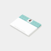 Chocolade Cupcake Strooigoed Bakkerij Cake Logo Post-it® Notes (Schuin)