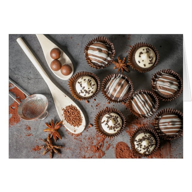 Chocolade cupcakes (Voorkant Horizontaal)