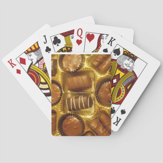 Chocolade Deck van kaarten (Achterkant)