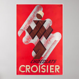 Chocolade Dessert Snoepjes Dranken Keuken Eten Poster