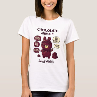 Chocolade Dieren Chocoholic T-shirt