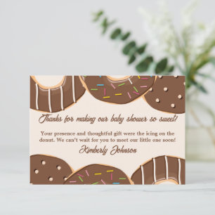 Chocolade Donut Delight Bedankkaart