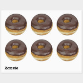 Chocolade Donut Foodie Dessert Stickers (Vel)
