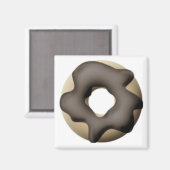 Chocolade donut magneet (Voorkant / Achterkant)