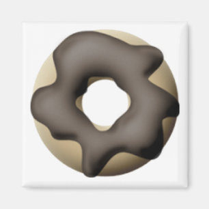 Chocolade donut magneet