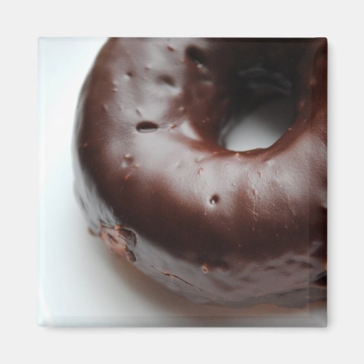 Chocolade donut magneet (Voorkant)