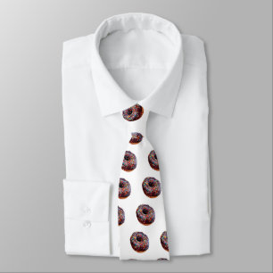 Chocolade Donut Met Spikkels, Stropdas