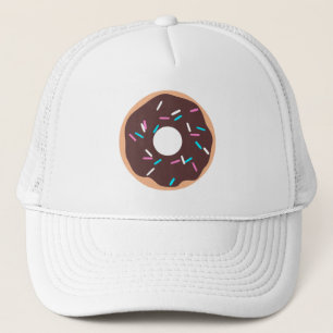 Chocolade Donut met sprinken Trucker Pet