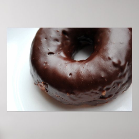 Chocolade Donut Print (Voorkant)