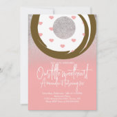 Chocolade Donuts Nep Glitters Valentijnsdag    Kaart (Voorkant)