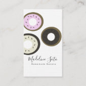 Chocolade Donuts Sprinkle Sweets Baking Visitekaartje (Voorkant)