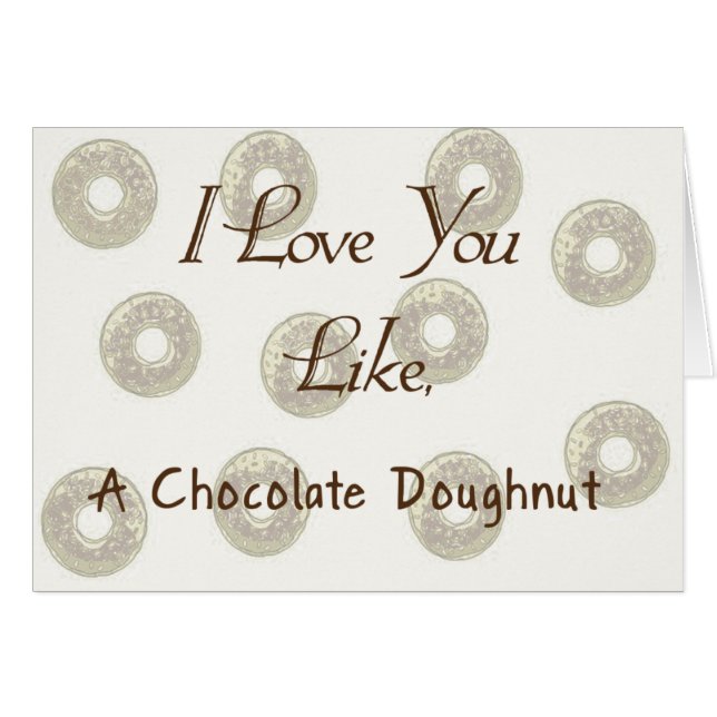 Chocolade Doughnut (Voorkant Horizontaal)