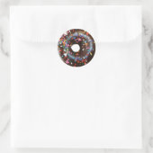 Chocolade Doughnut Stickers Chocolade (Tas)