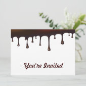 Chocolade Drip set Kaart (Staand voorkant)