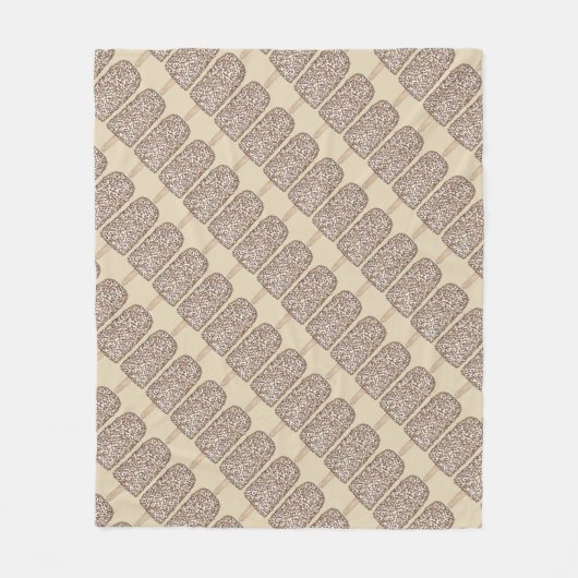 Chocolade Eclair Ice Cream Popsicle Blanklet Fleece Deken (Voorkant)
