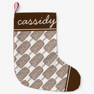 Chocolade Eclair Ice Cream Popsicle Junk Food Kleine Kerstsok