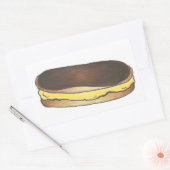 Chocolade Eclair Pastry Dessert Food Stickers (Envelop)