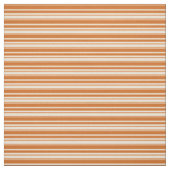Chocolade en Bisque Striped Patroon Stof (Swatch)
