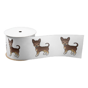 Chocolade En Effenhuidige Chihuahua Hond Lint