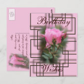 Chocolade en Knockout Roos Briefkaart- aanpassen Briefkaart (Voorkant / Achterkant)