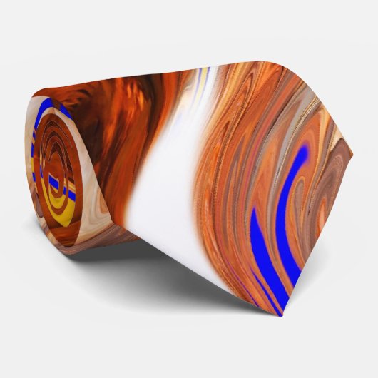 Chocolade en room stropdas (Opgerold)