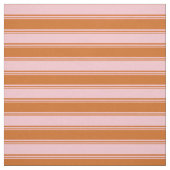 Chocolade en roze gekleurde lijnen stof (Swatch)