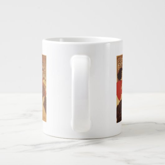 Chocolade en Tea Co moeder en dochter Jumbo Mok (Achterkant)