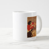 Chocolade en Tea Co moeder en dochter Jumbo Mok (Voorkant rechts)