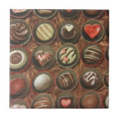 Chocolade en truffels tegeltje (Voorkant)