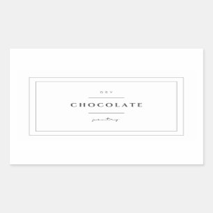 Chocolade Etiket Stickers