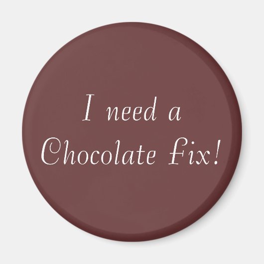 Chocolade Fix Magneet (Voorkant)