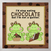 Chocolade Frog poster
