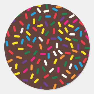 Chocolade Frosted Sprinkles Stickers