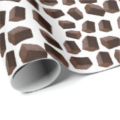 Chocolade fudge patroon cadeaupapier (Rol Hoek)
