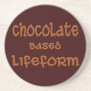 Chocolade-gebaseerde vorm van leven zandsteen onderzetter