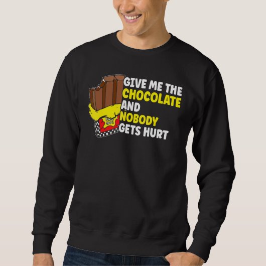 Chocolade Geef Me De Chocolade Trui (Voorkant)