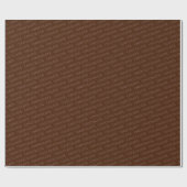 Chocolade Geschenk met Eigen Tekst Cadeaupapier (Vlak)
