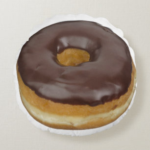 Chocolade Glazed Donut Doughnut Rond Kussen