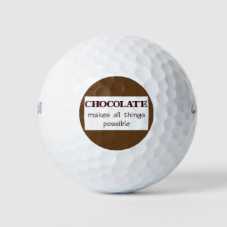 Chocolade Golfballen