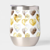 Chocolade Goud Witte Harten (Rechts)