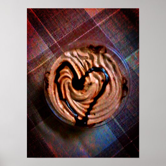 Chocolade Heart Poster (Voorkant)